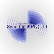 Synertech logo, (Round circle with Synertech logo )